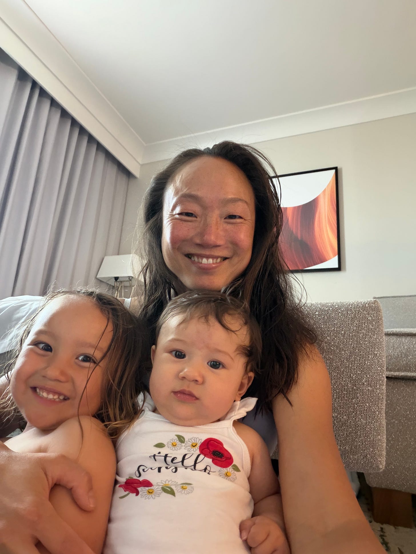 A closing image with Nina and her children — the greatest gifts.